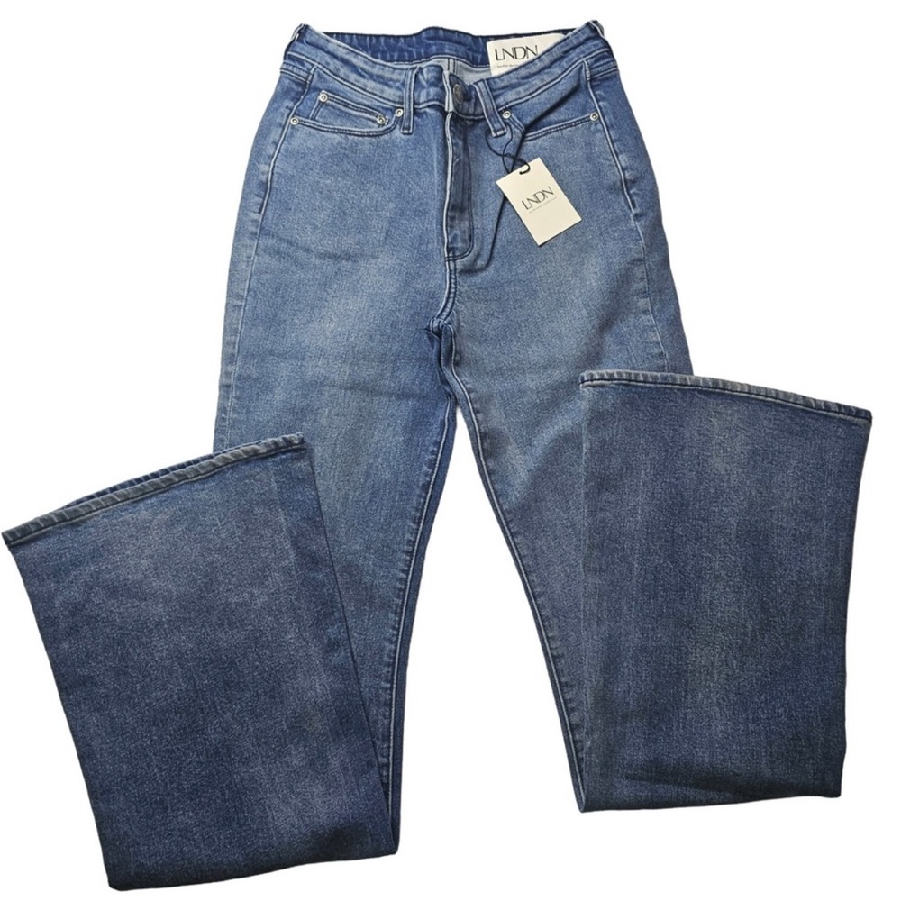 Women's Blue Flare Leg Jeans